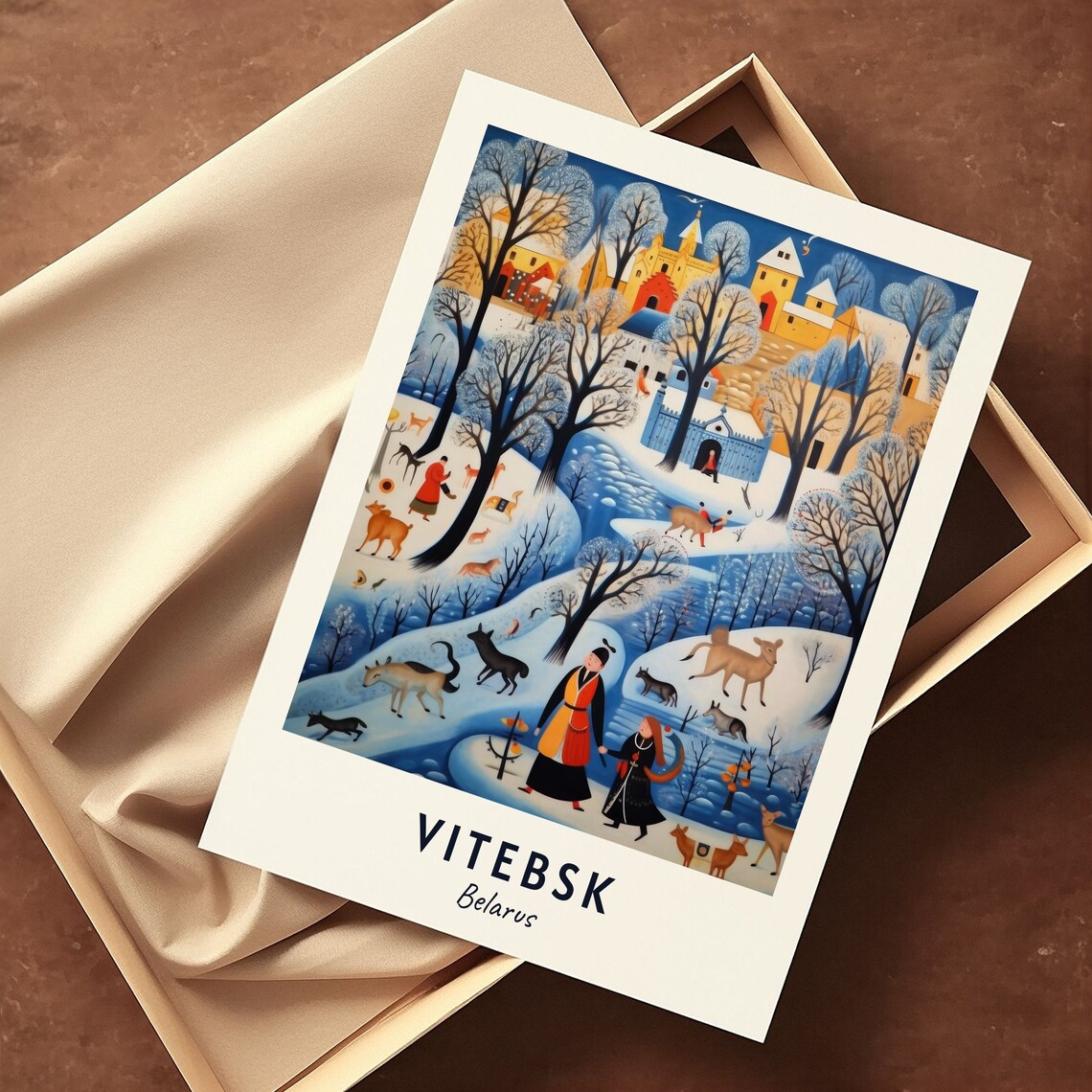 Marc Chagall Museum Vitebsk Belarus Travel Poster - Image 3