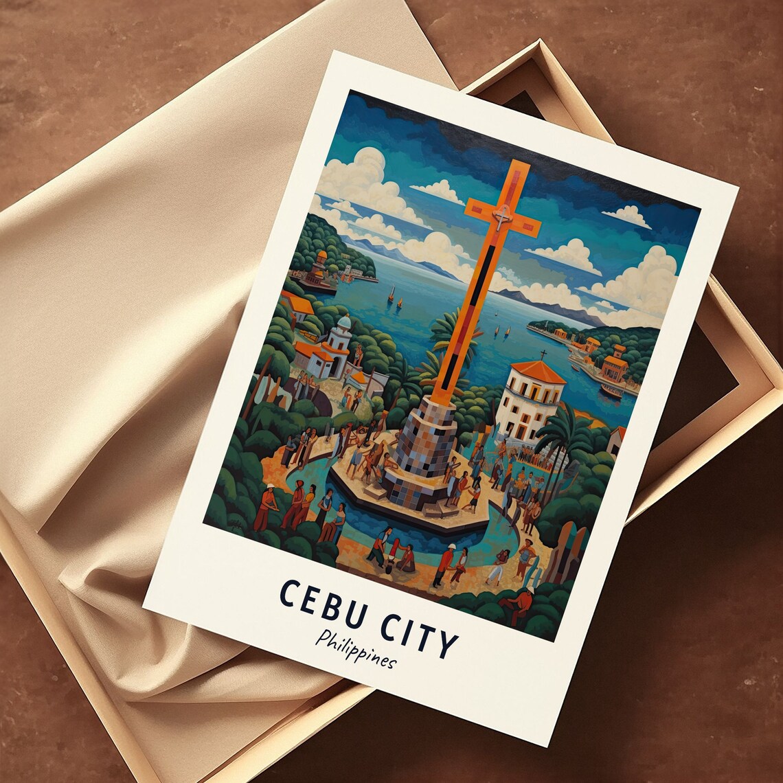 Magellan's Cross Travel Poster, Cebu City Philippines - Image 3