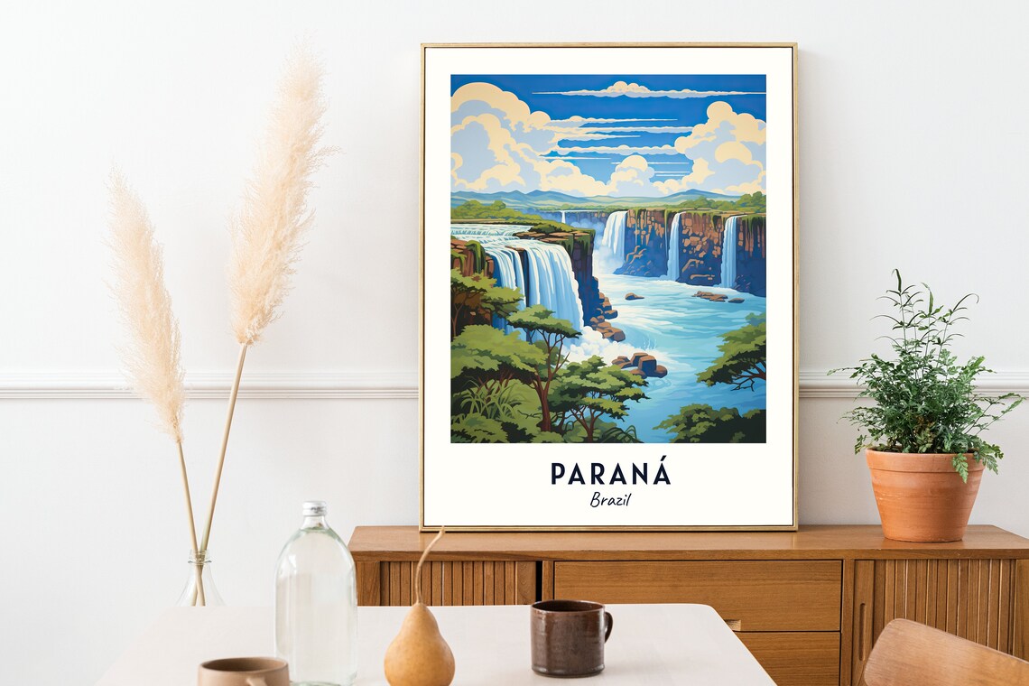 Paran Brazil Travel Poster, City Travel Print - Image 2