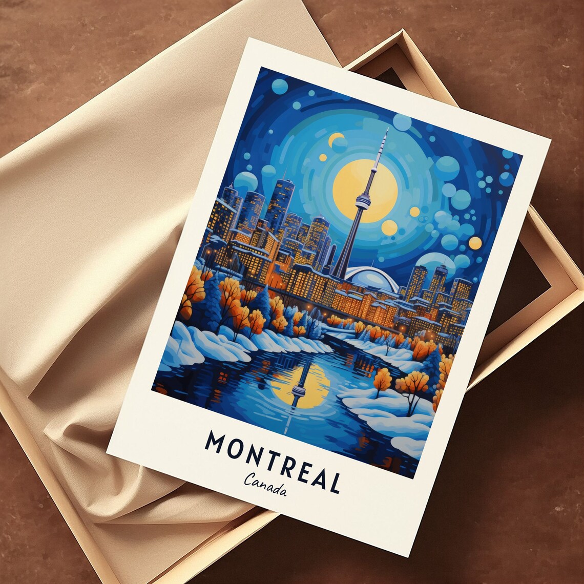 Montreal Travel Print Wall Art Montreal Canada City Print Montreal Travel Gift Montreal City Poster Travel Gift - Image 3