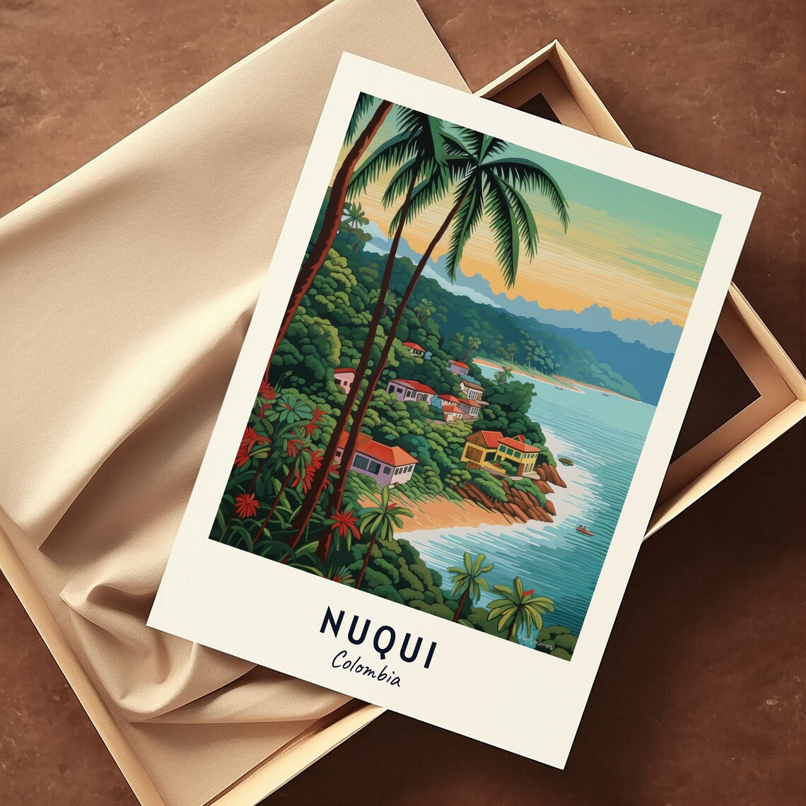 Nuqui Beaches Travel Poster, Nuqui Colombia - Image 3