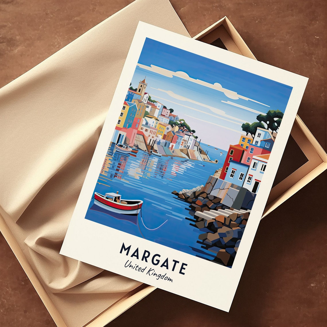 Margate United Kingdom Travel Print Wall Art Margate United Kingdom City Print Margate United Kingdom Travel Gift Margate Wall Art - Image 3