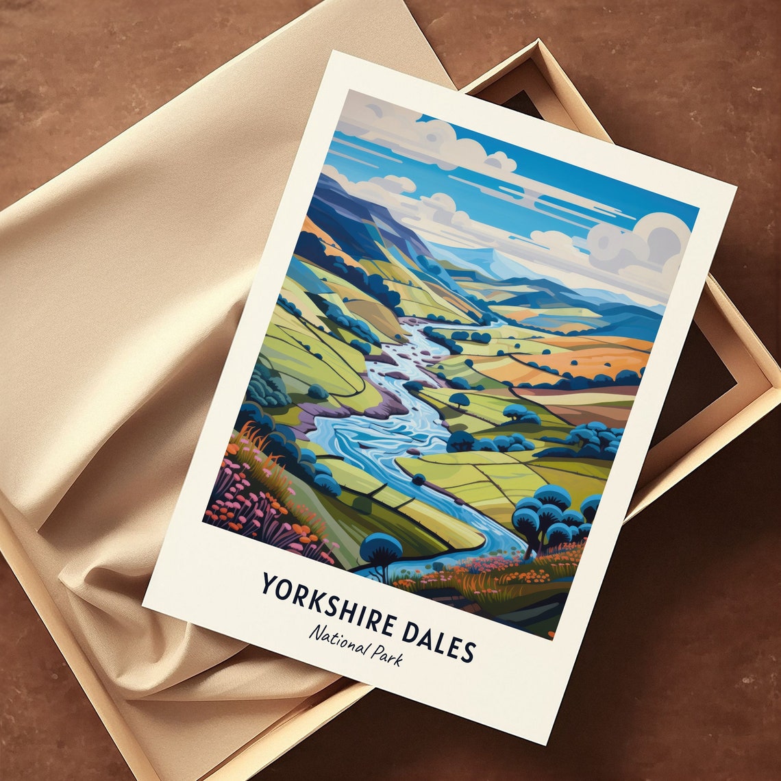 Yorkshire Dales National Park Travel Print Wall Art Yorkshire Dales National Park City Print Yorkshire Dales National Park Travel Gift - Image 3