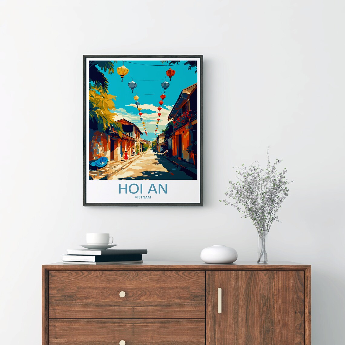 Hoi An Travel Poster, Vietnam Wall Decor - Image 2