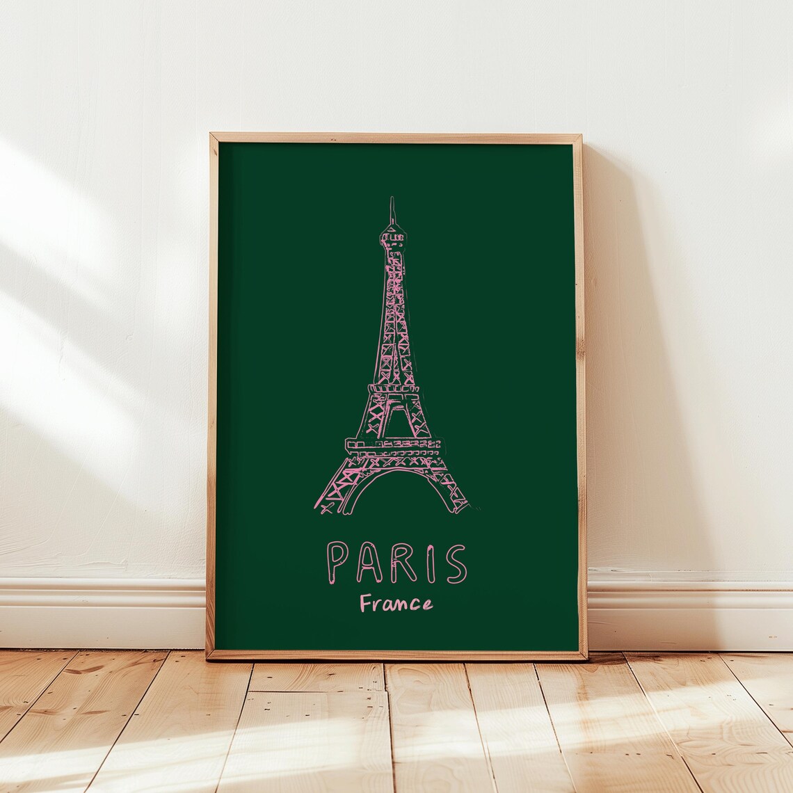 Paris Line Drawing Travel Poster, French Gift - Image 6