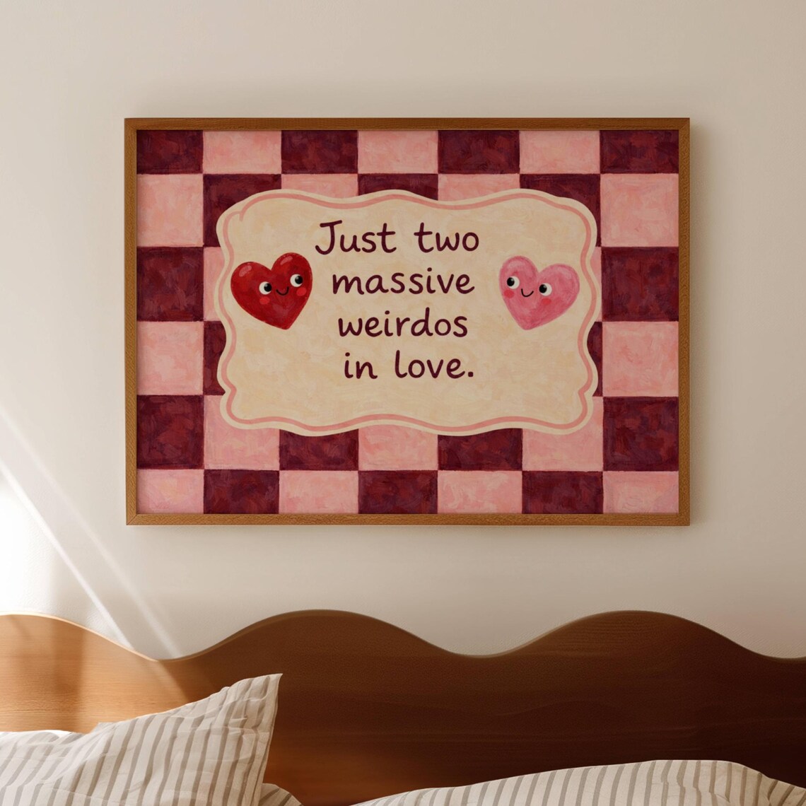 Two Massive Weirdos In Love Quote Poster