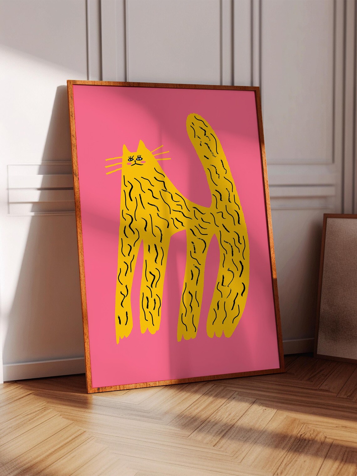 Cat Art Print, Home Decor Wall Decoration