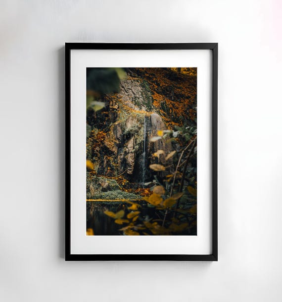 Landscape Photography Nature Wall Art Poster Fine Art Print Nature Photography Decor Art Wall Design Waterfall