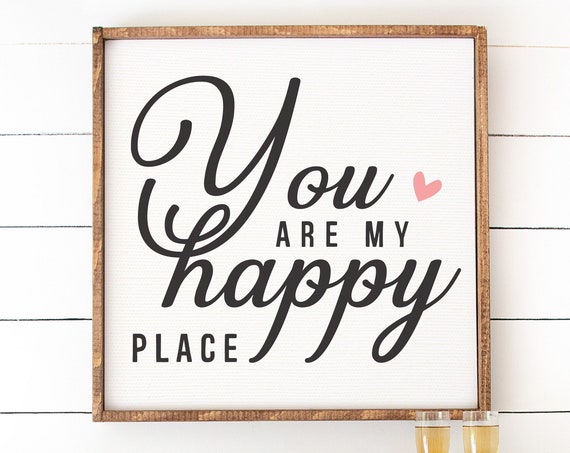 You Are My Happy Place, Valentine's Day Art Print