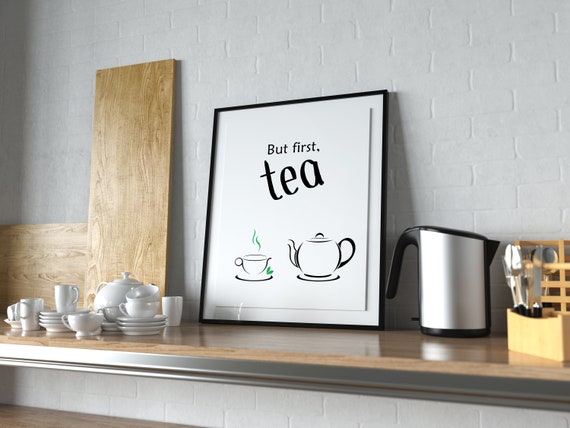 Tea Party Decorations Tea Party Decor Tea Party Printables Tea Lover Gift Tea Print Tea Kitchen Art Kitchen Decor Kitchen
