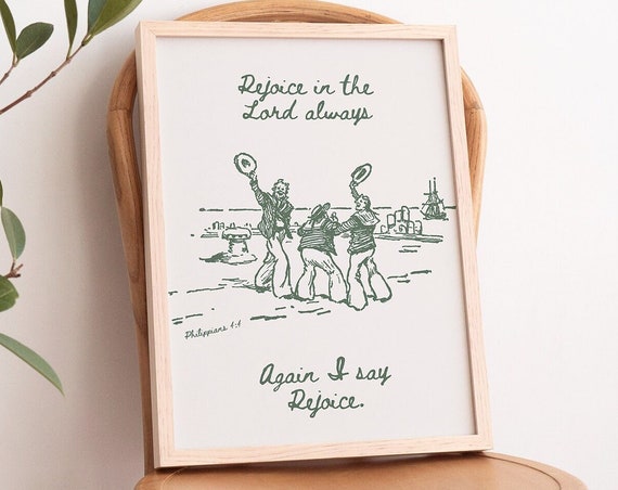 Vintage Nautical Themed Wall Art For Apartment Wall Decor For Christian Home Wall Art For Bible Verse Coastal Decor Gift