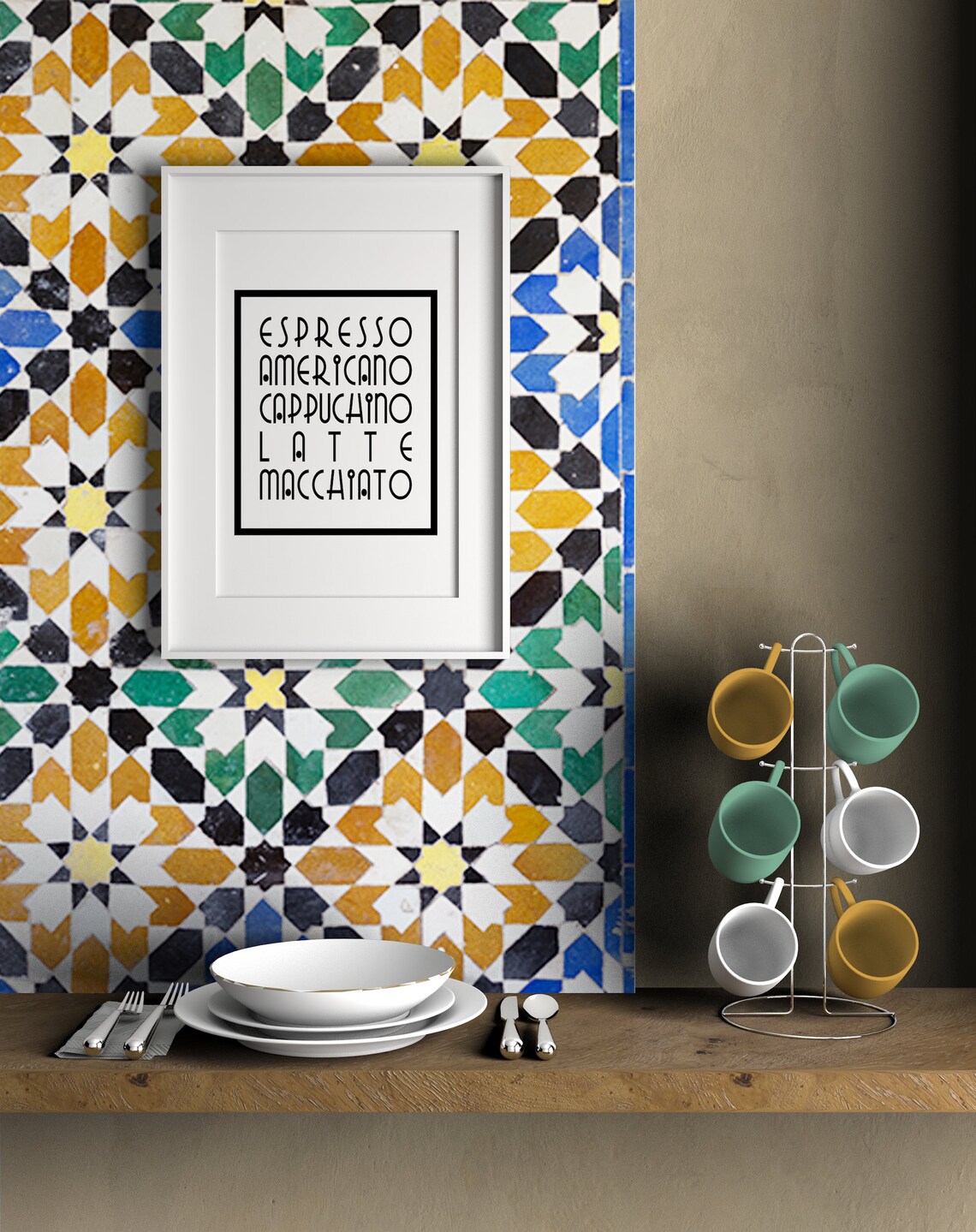 Types of Coffee Poster, Kitchen Wall Art Print - Image 2