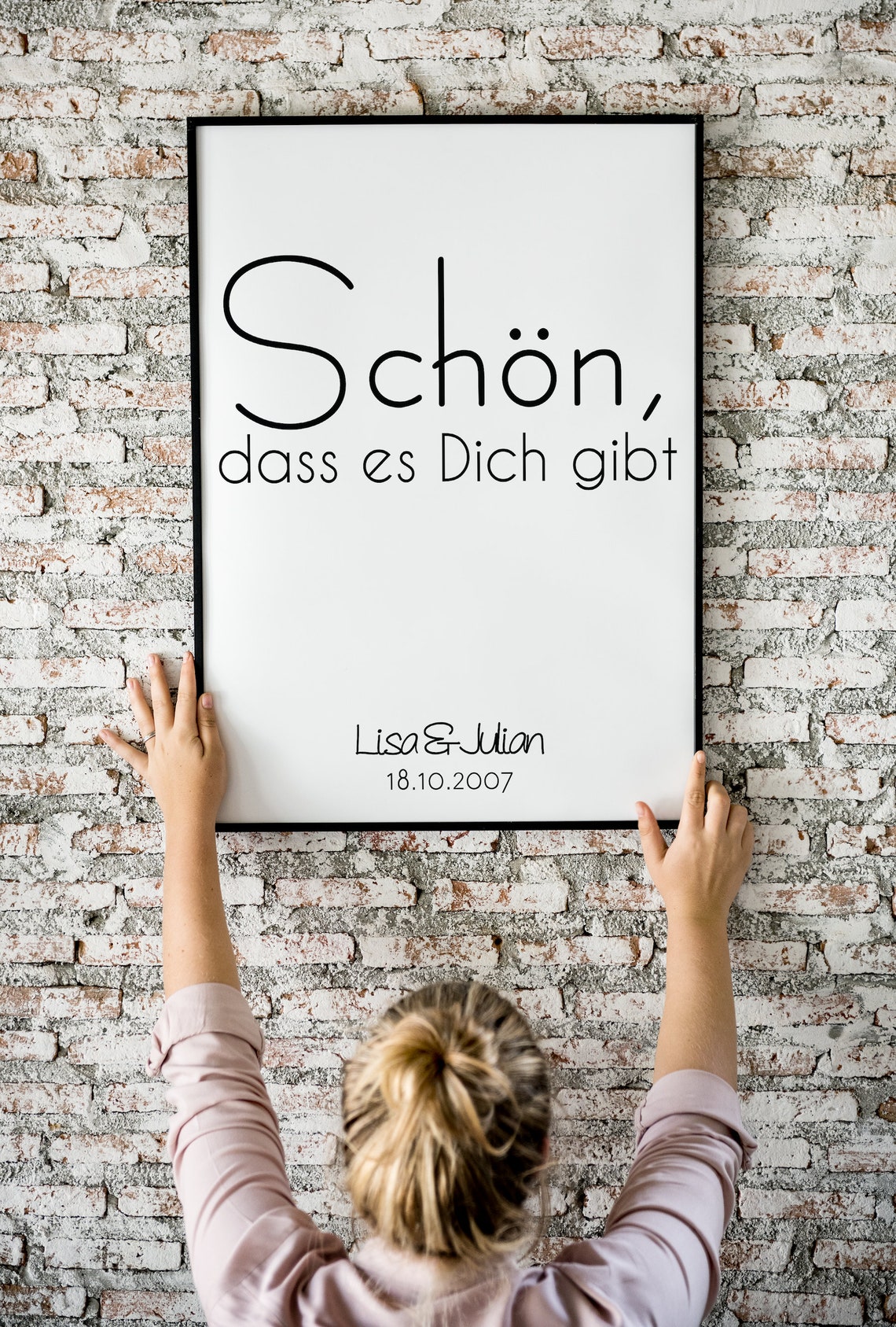 Nice That You Exist Poster Personalized With Date - Image 2