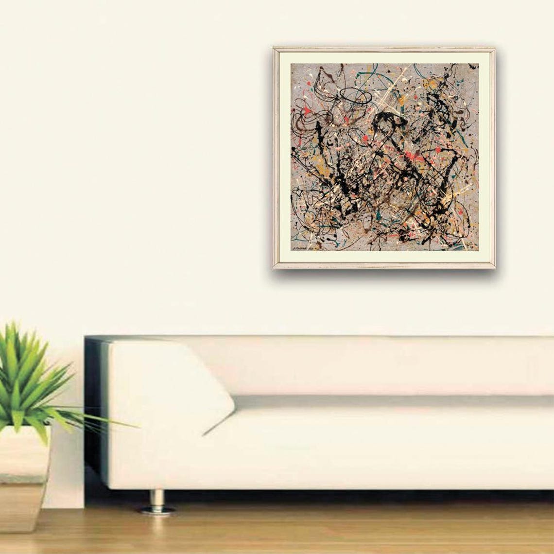 Jackson Pollock Drip Painting Abstract Expressionism Art Poster - Image 2