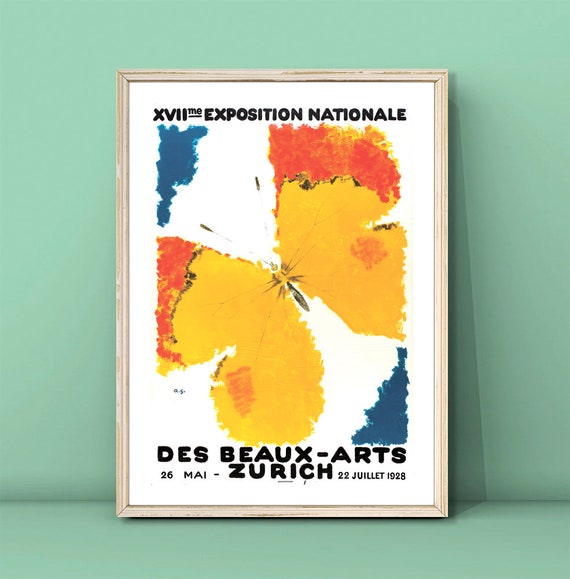 Augusto Giacometti Exposition Nationale Des Beaux Arts Zurich Print Exhibition Posters Art Exhibition Butterflies In Art Download