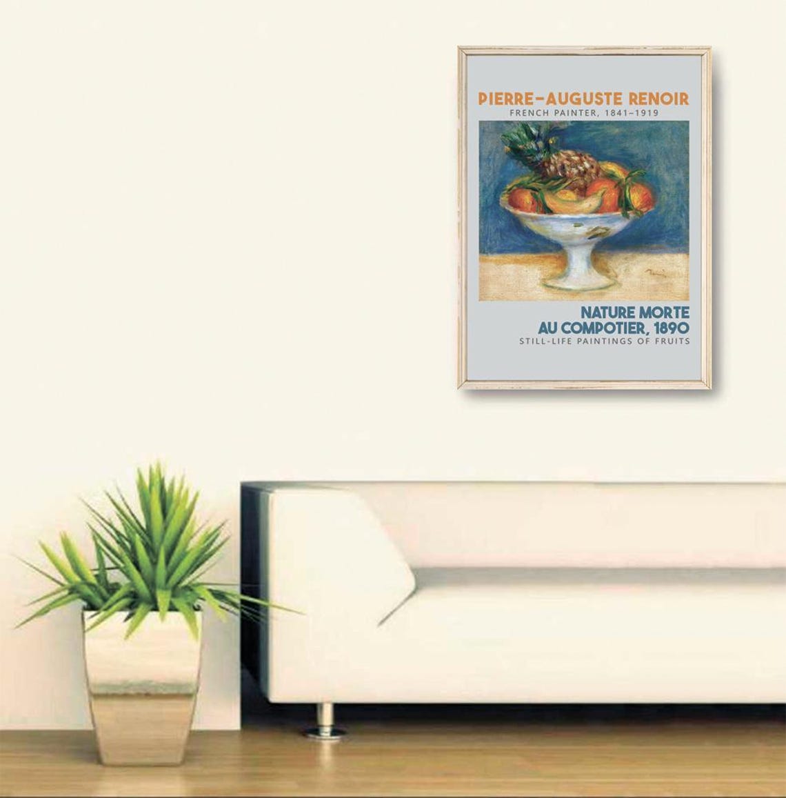 Pierre-Auguste Renoir Nature Morte au Compotier 1890 Fruit Poster - Image 2