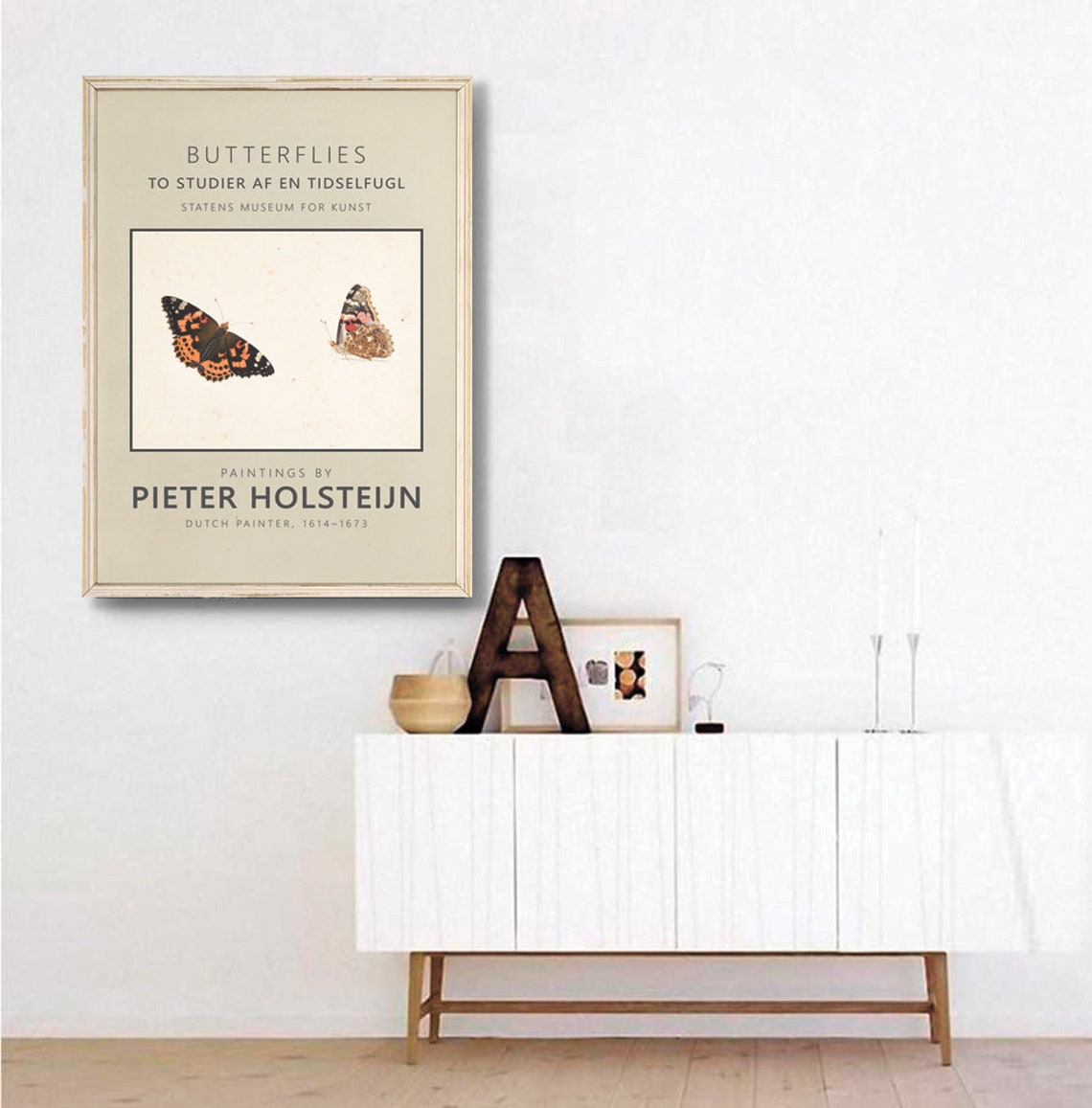 Pieter Holsteijn Butterflies Natural History Museum Art Poster - Image 3