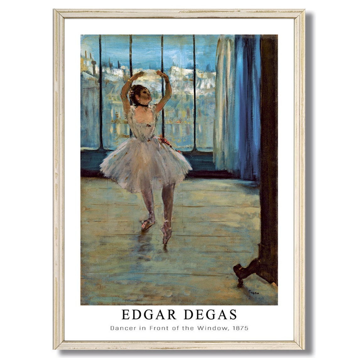 Edgar Degas Dancer in Front of the Window 1875 Ballet Poster - Image 3