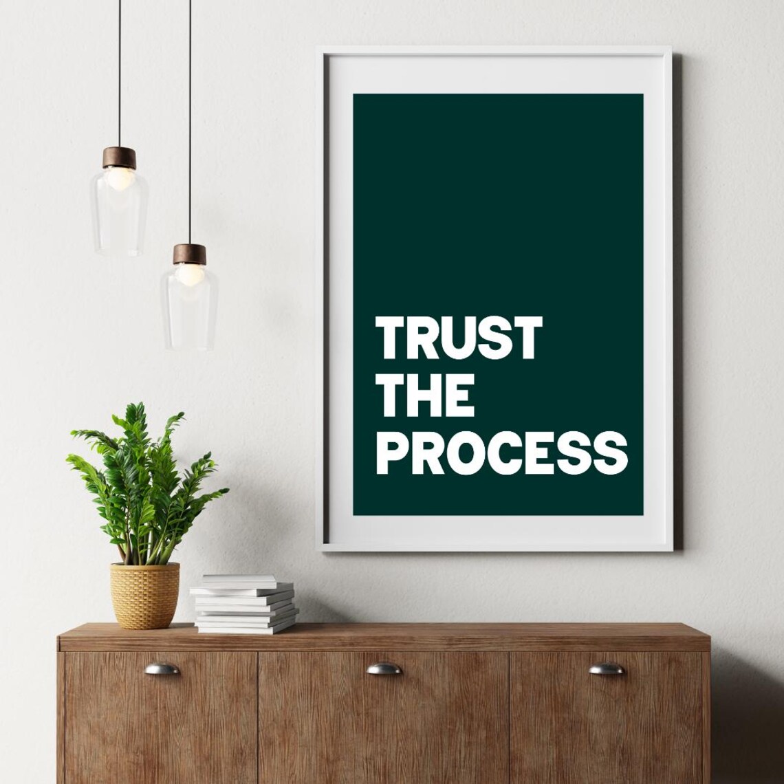 Trust The Process Quote, Motivational Art Print - Image 3