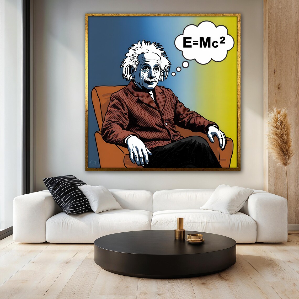 Einstein Painting, Pop Art Genius Portrait - Image 3