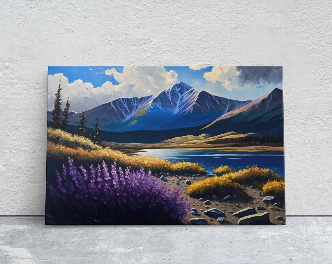 Mount Elbert Colorado Mountain Landscape Art Print