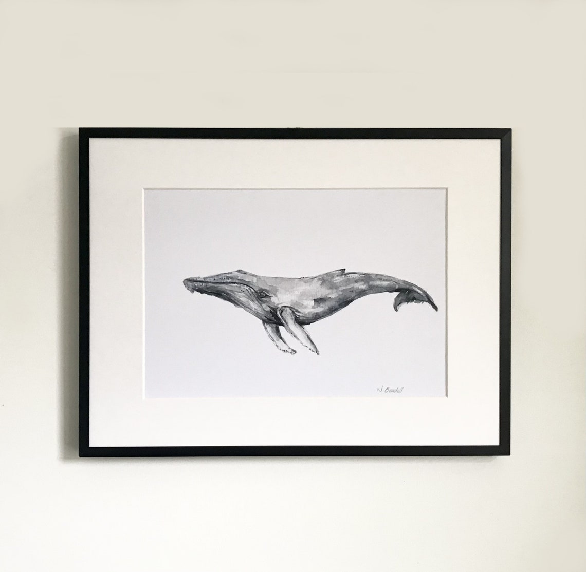 Humpback Whale Art Print