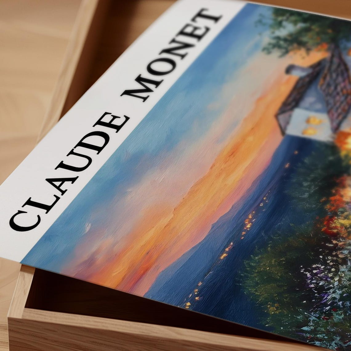Claude Monet Wall Art Fireflies Poster Twilight Painting Impressionist Art Nature Decor - Image 3