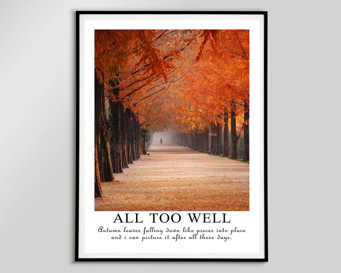 All Too Well Prints Taylor Trendy Wall Art Prints All Too Well Lyrics Poster Swiftie Art Print Girls Dorm Room Decor Red Album Print - Image 2