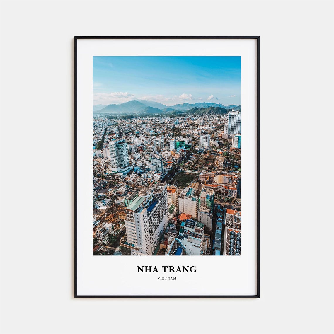 Nha Trang Print Nha Trang Photo Poster Nha Trang Travel Wall Art Nha Trang Map Print Nha Trang Photography Print Vietnam