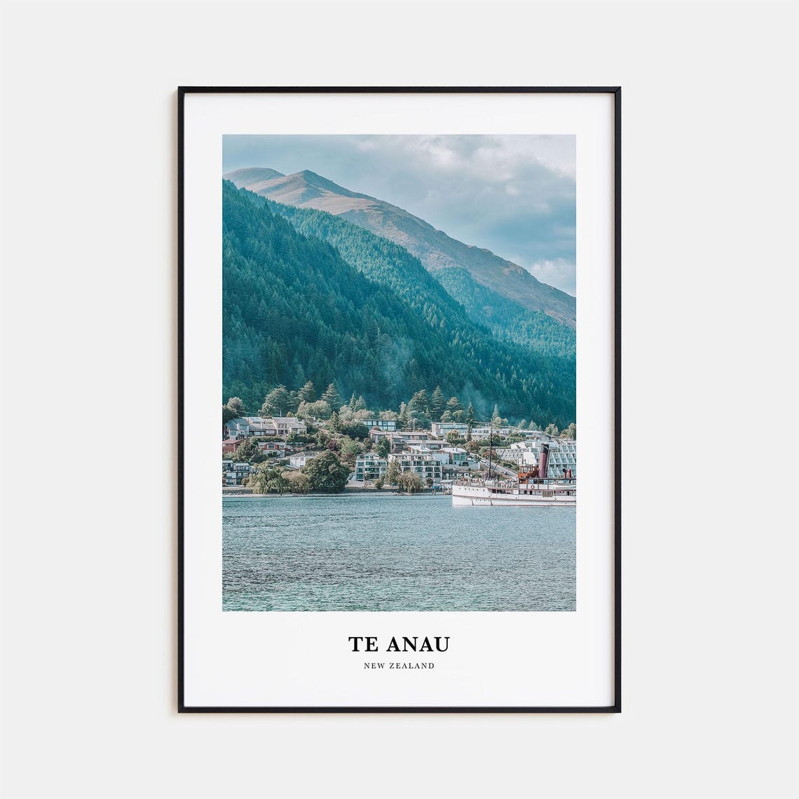 Te Anau Print Te Anau Photo Poster Te Anau Travel Wall Art Te Anau Map Print Te Anau Photography Print Te Anau Wall Dcor New Zealand