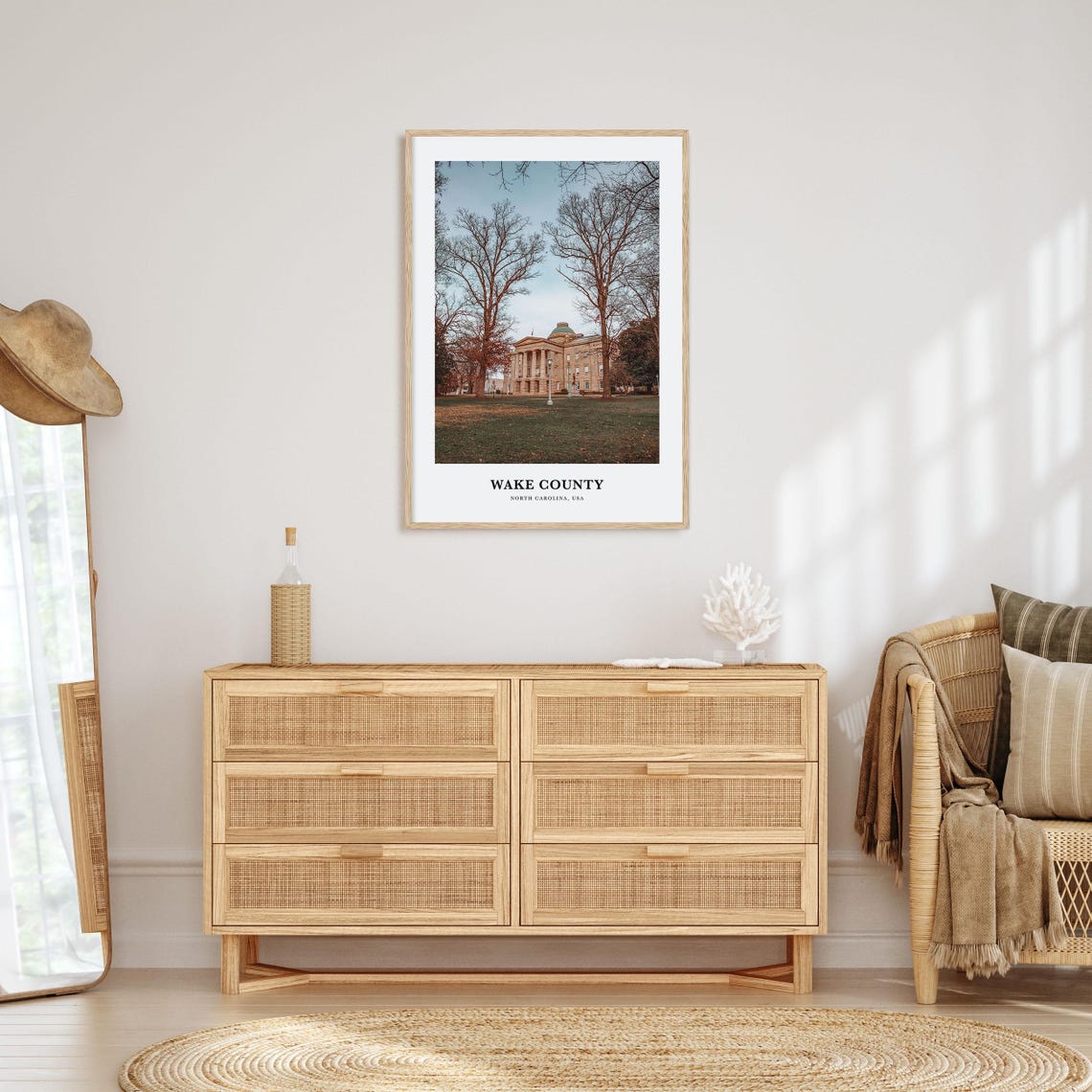 Wake County Historic State Capitol Building North Carolina Poster - Image 2