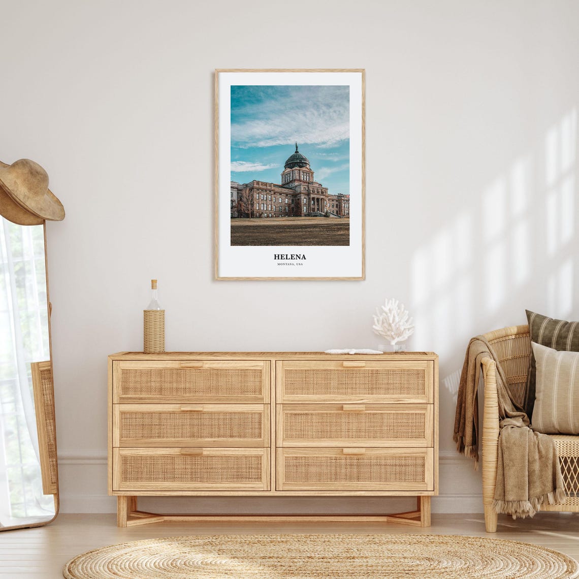 Helena Print Helena Photo Poster Helena Travel Wall Art Helena Map Print Helena Photography Print Helena Wall Dcor Montana Usa - Image 2
