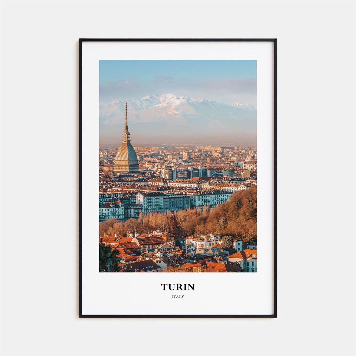 Turin Print Turin Photo Poster Turin Travel Wall Art Turin Map Print Turin Photography Print Turin Wall Dcor Italy