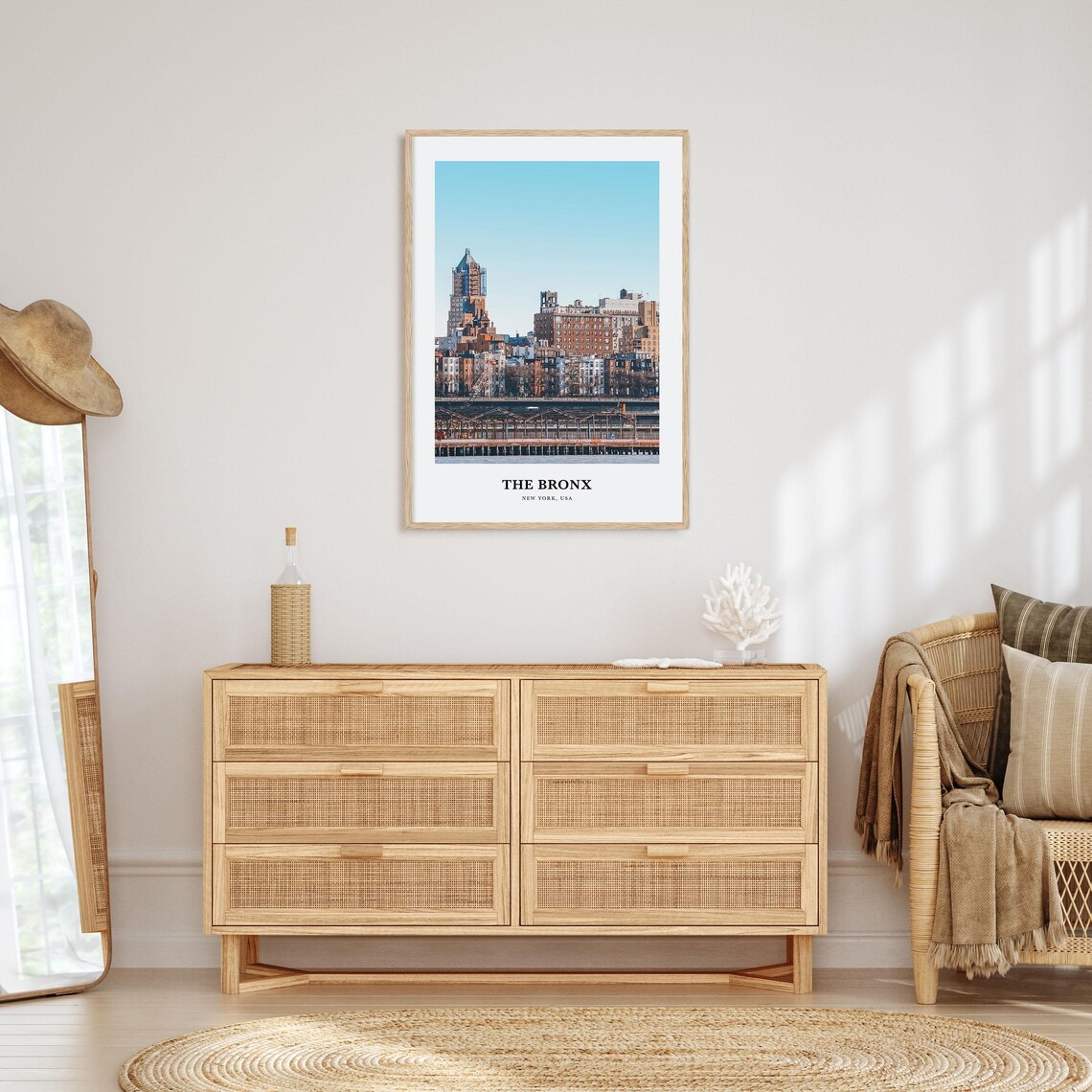 The Bronx Print No 1 The Bronx Photo Poster The Bronx Travel Wall Art The Bronx Map Print The Bronx Photography Print New York Usa - Image 2