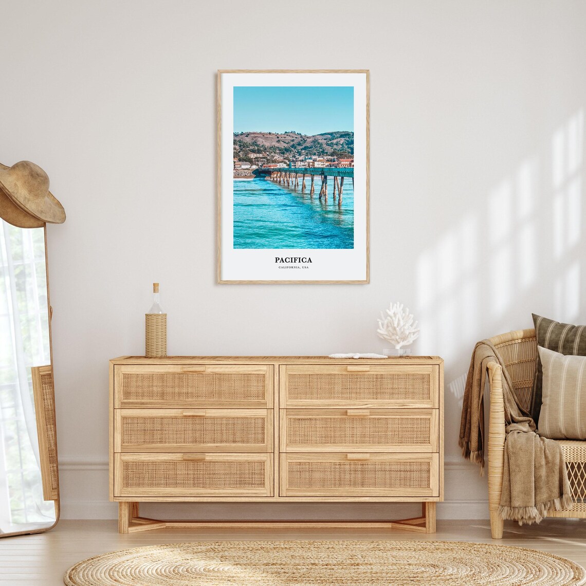 Pacifica Travel Poster, California Wall Art - Image 2