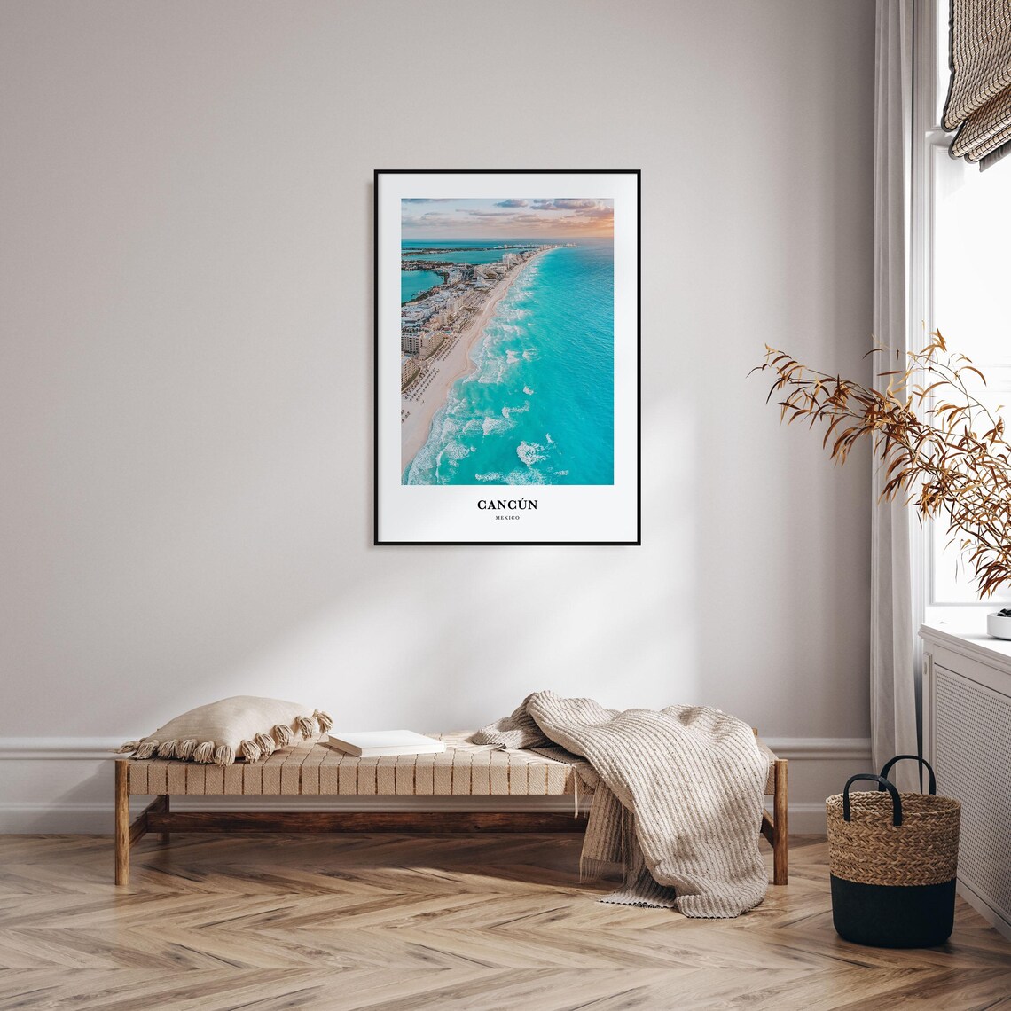 Cancun Travel Poster, Mexico Wall Art Print - Image 3