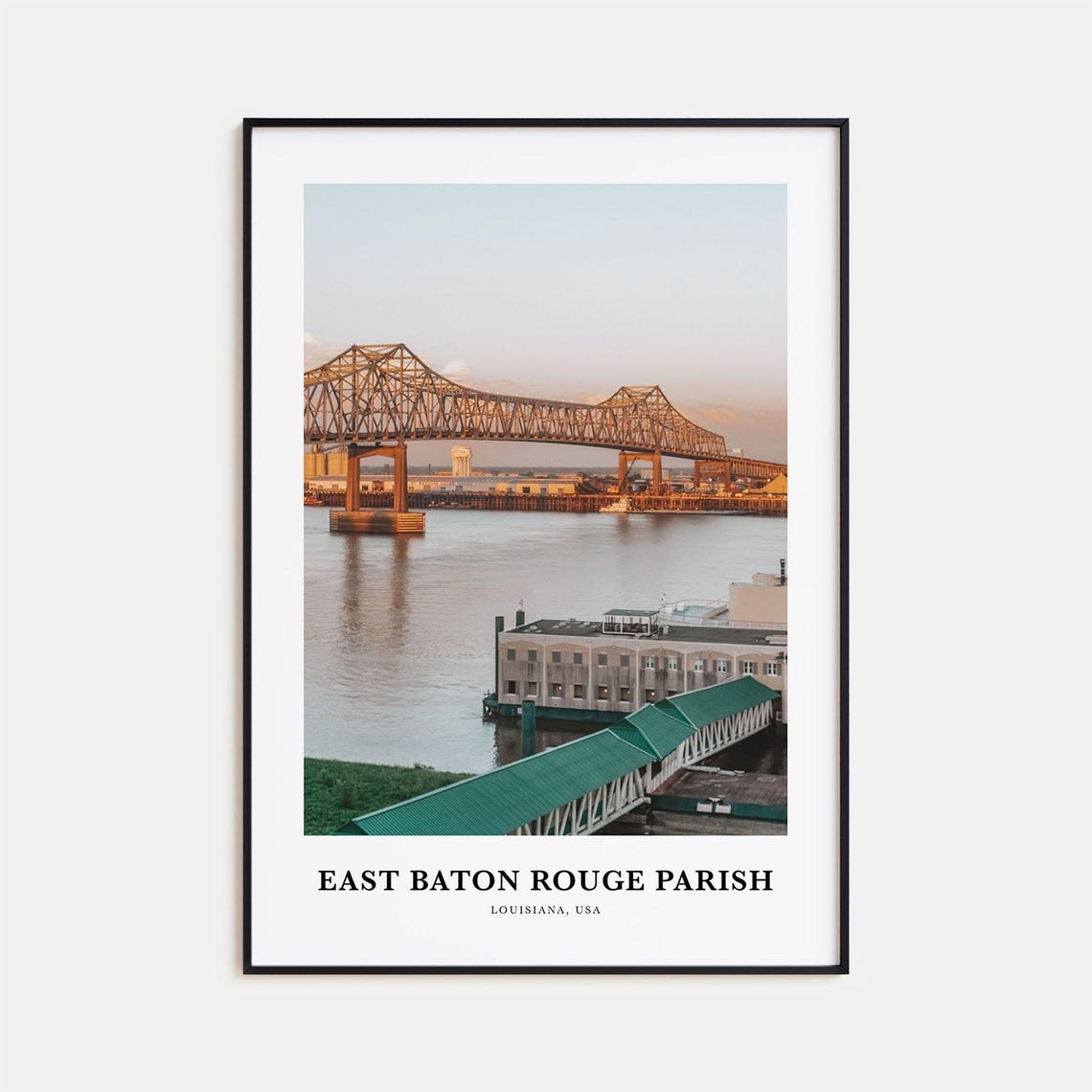 East Baton Rouge Parish Print East Baton Rouge Parish Photo Poster East Baton Travel Wall Art East Baton Map East Baton Louisiana Usa