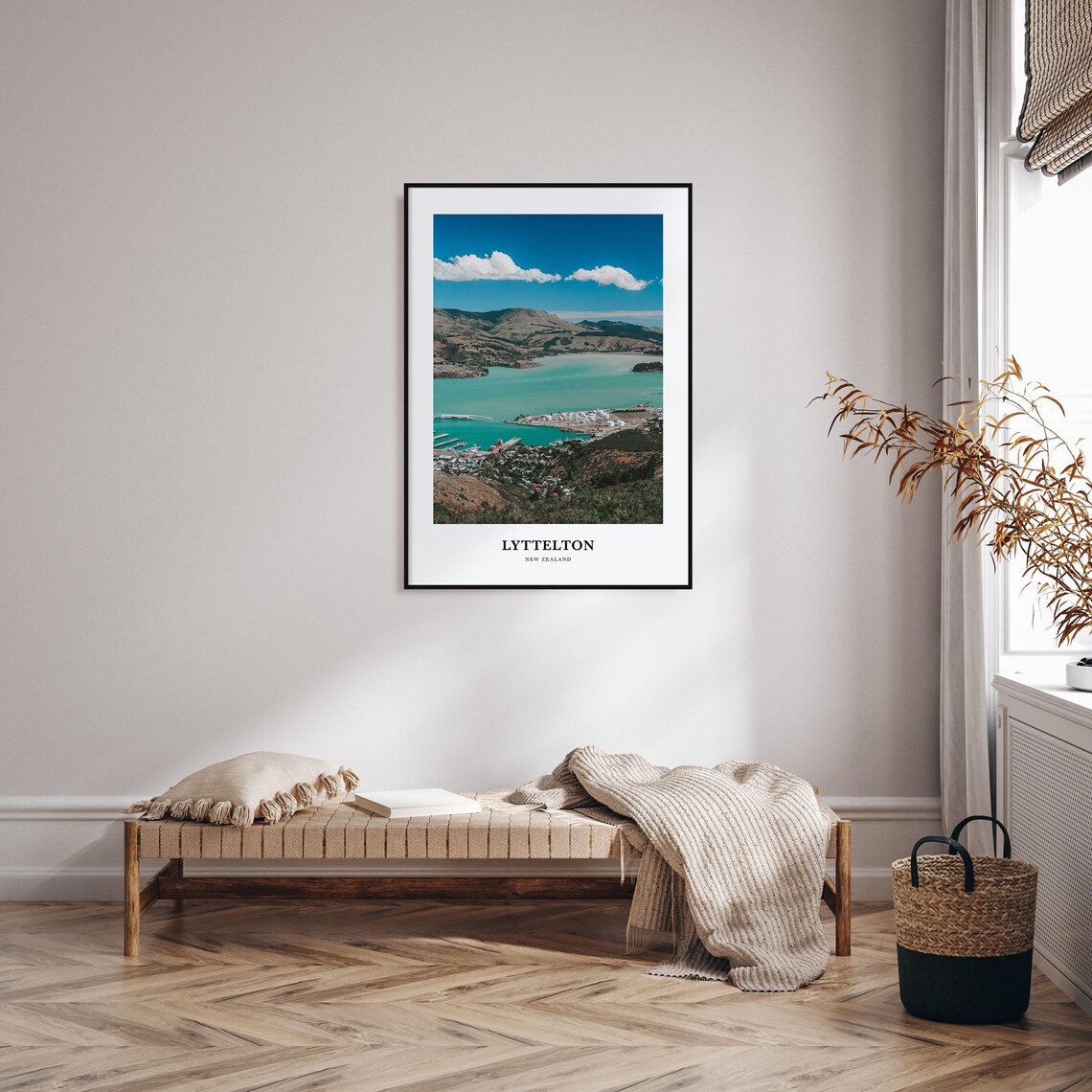 Lyttelton Print Lyttelton Photo Poster Lyttelton Travel Wall Art Lyttelton Map Print Lyttelton Photography Print New Zealand - Image 3