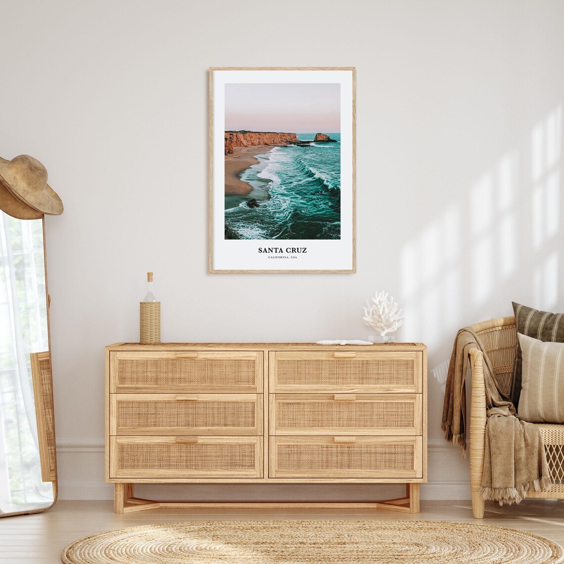 Santa Cruz Photo Poster California Wall Art - Image 2