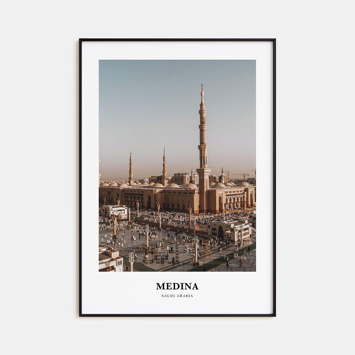 Medina Print Medina Photo Poster Medina Travel Wall Art Medina Map Print Medina Photography Print Medina Wall Dcor Saudi Arabia