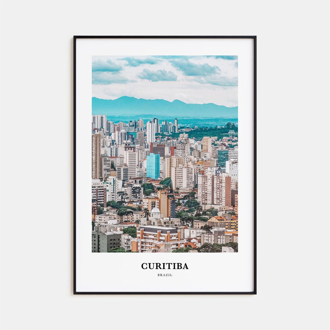 Curitiba Print Curitiba Photo Poster Curitiba Travel Wall Art Curitiba Map Print Curitiba Photography Print Curitiba Wall Dcor Brazil