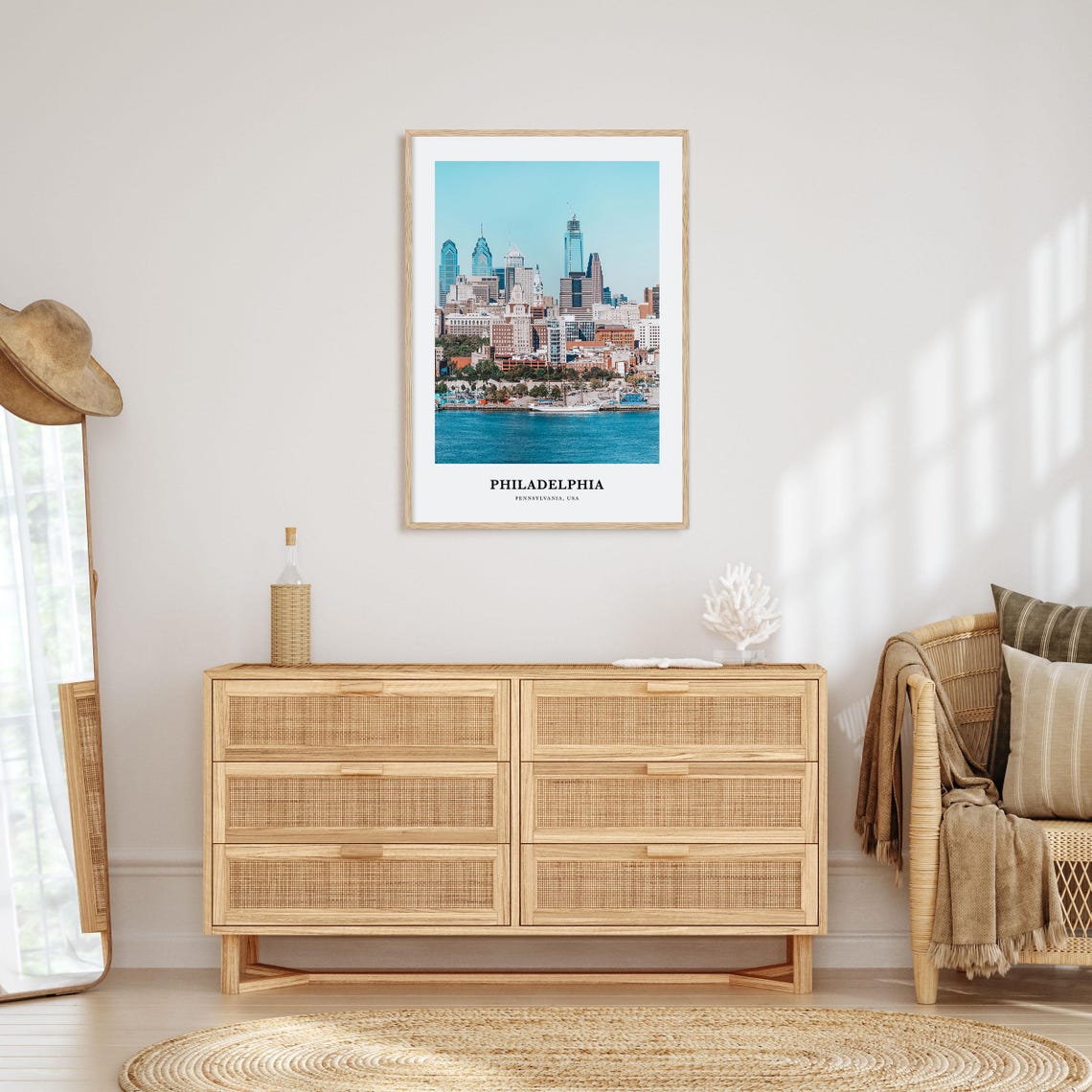 Philadelphia Print No 2 Philadelphia Photo Poster Philadelphia Travel Wall Philadelphia Map Philadelphia Photography Pennsylvania Usa - Image 2
