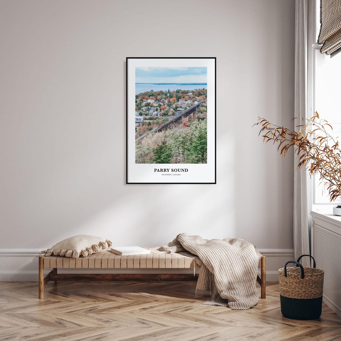 Parry Sound Print Parry Sound Photo Poster Parry Sound Travel Wall Art Parry Sound Map Print Parry Sound Photography Ontario Canada - Image 4