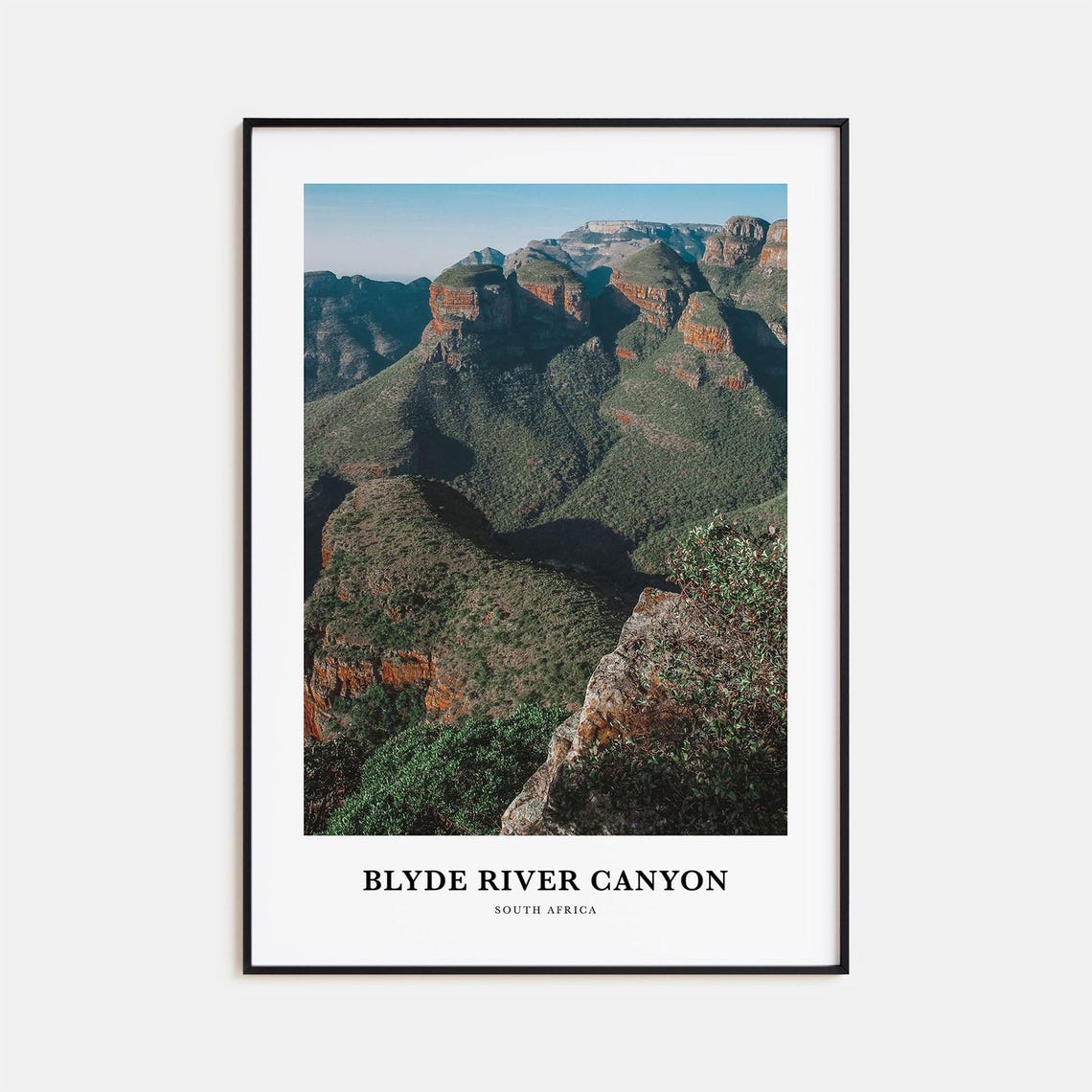 Blyde River Canyon South Africa Dramatic Cliffs Photo Poster