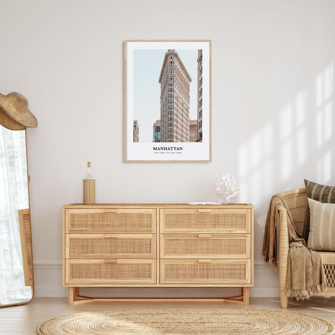 Manhattan Print Manhattan Photo Poster Manhattan Travel Wall Art Manhattan Map Print Manhattan Photography New York City New York - Image 2