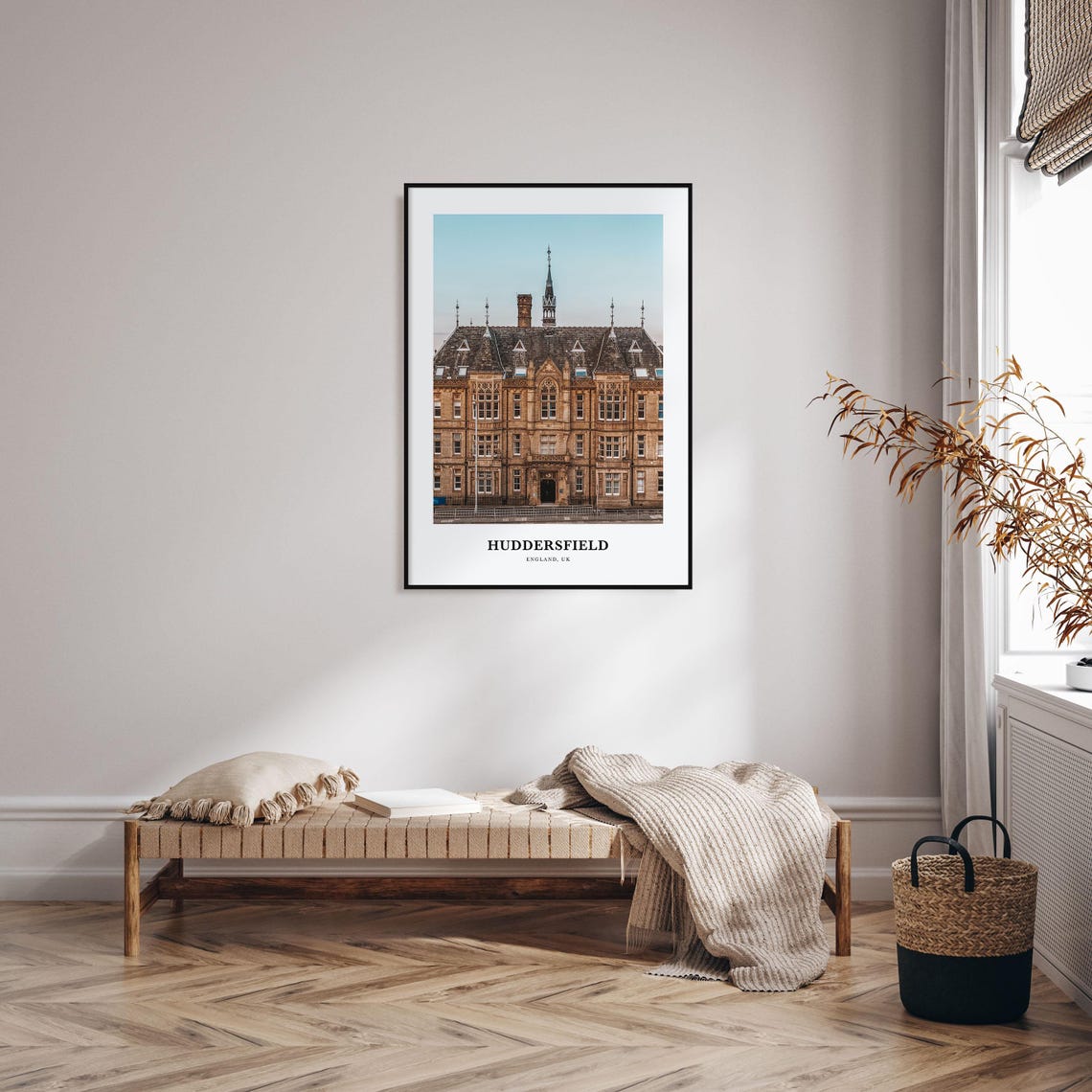 Huddersfield Print Huddersfield Photo Poster Huddersfield Travel Wall Art Huddersfield Map Print Huddersfield Photography England Uk - Image 3
