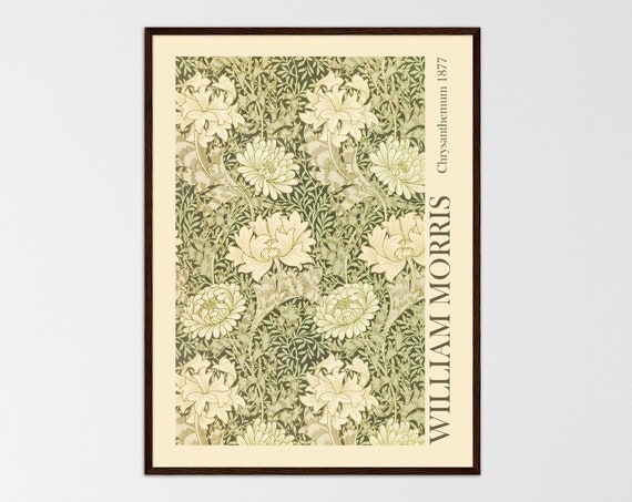 William Morris Botanical Art Nouveau Poster