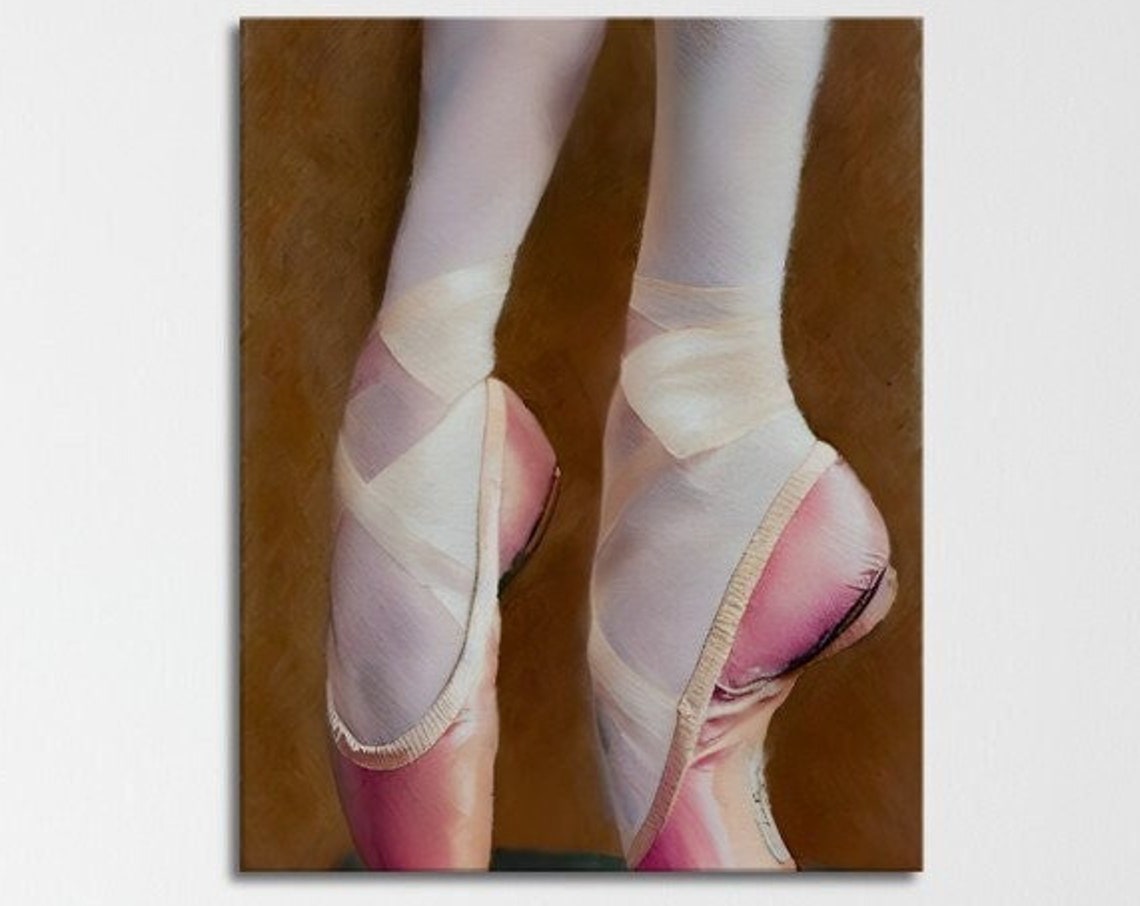 Ballet Is My Love Print Ballet Wall Art Ballet Print Ballet Pointe Shoes