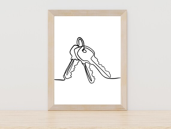 Keys Line Art
