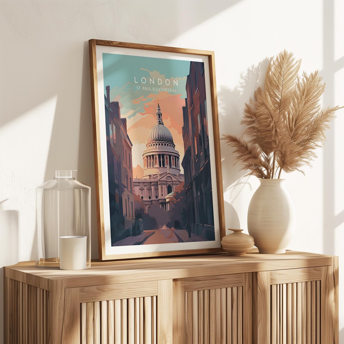St Pauls Cathedral, London Travel Poster - Image 2
